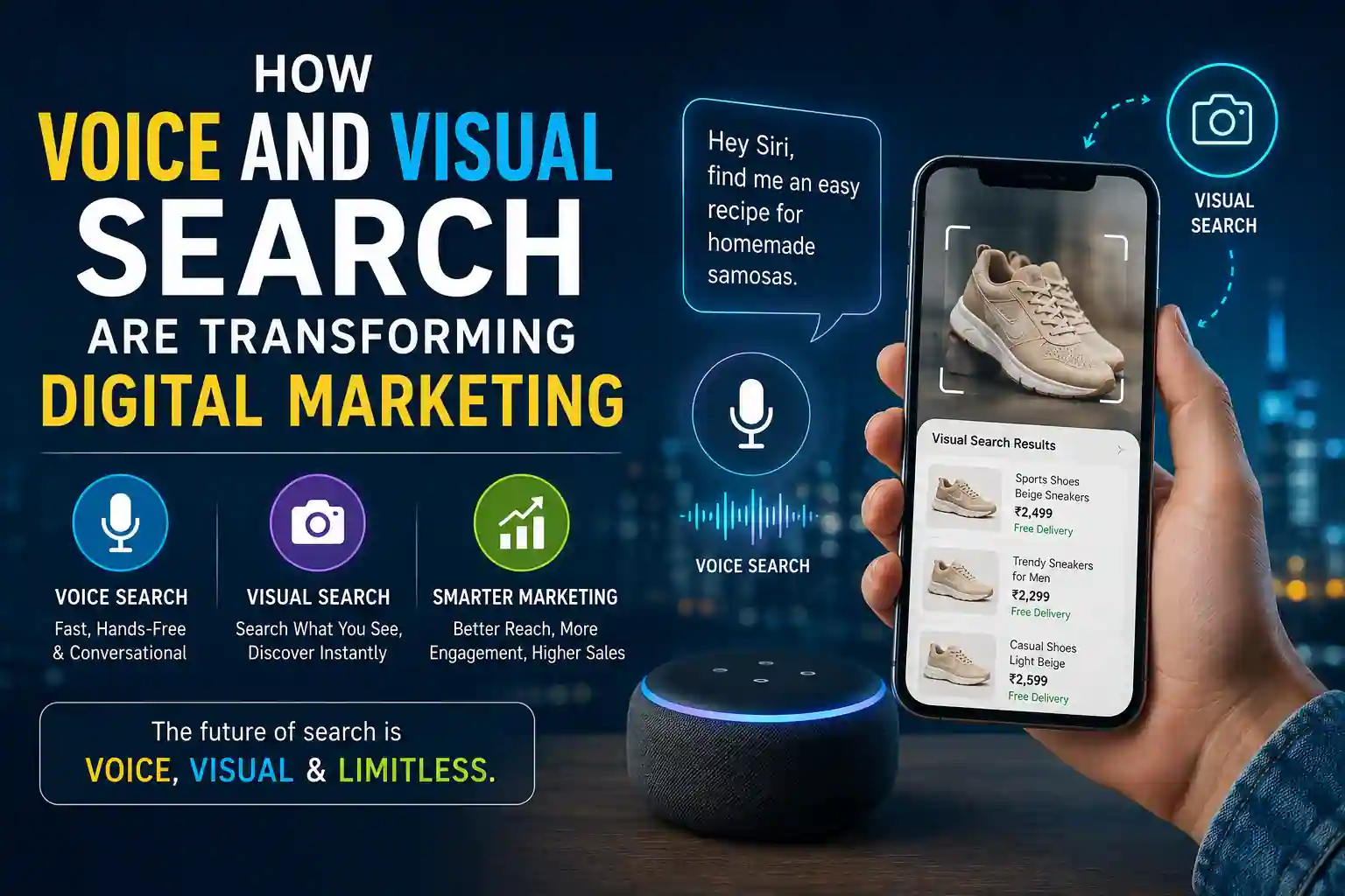 How Voice and Visual Search Are Transforming Digital Marketing?