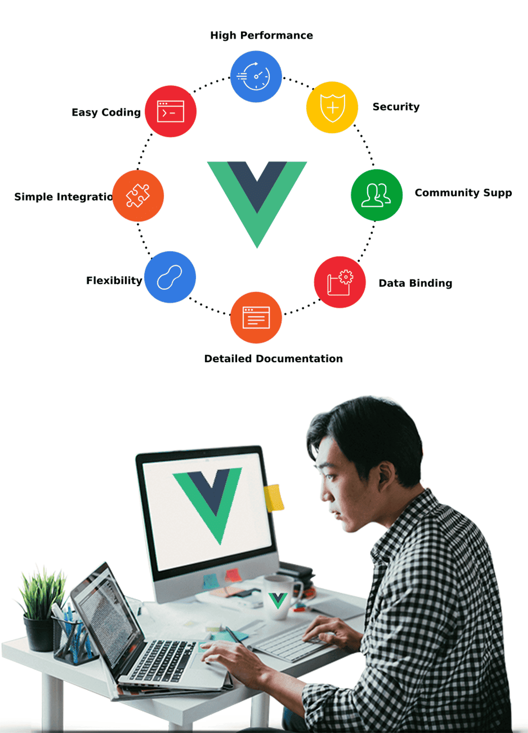 Vue.js Frontend Development Icon